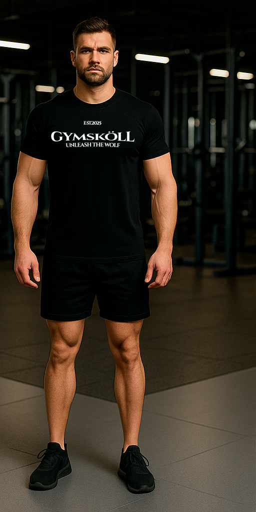 Camiseta Sköll Urban negra – frontal